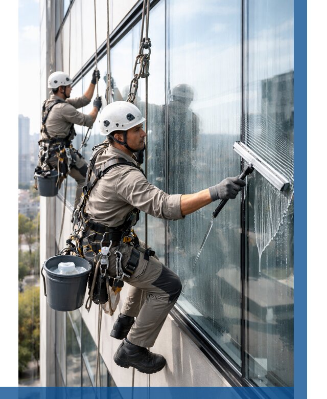 Мойка окон альпинистами в Минеральных Воде от 4661 р. | ВЫСОТНИК-Мнр