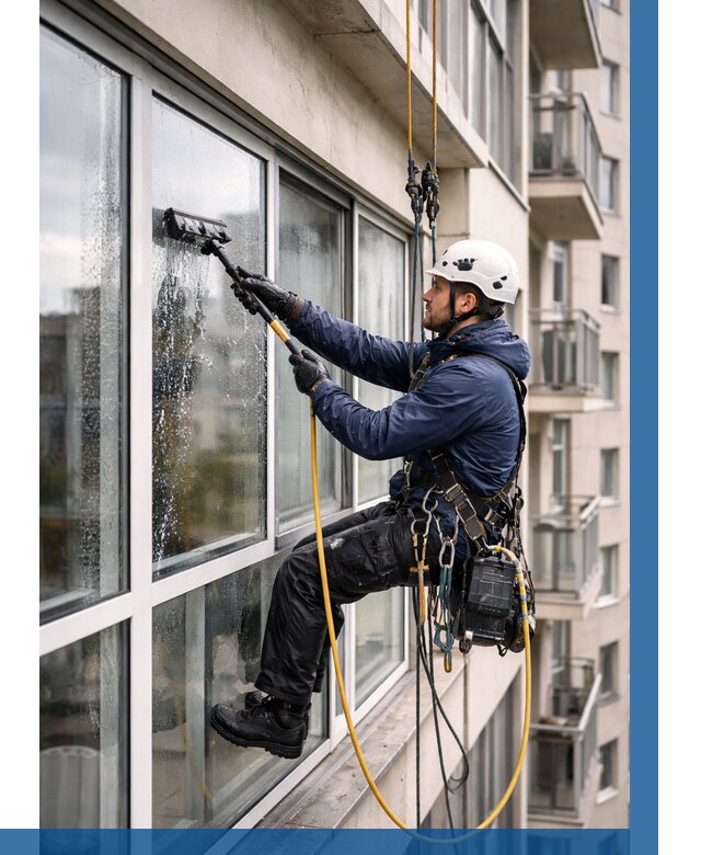 Мойка балконного остекления в Минеральных Воде от 3625 р. | ВЫСОТНИК-Мнр