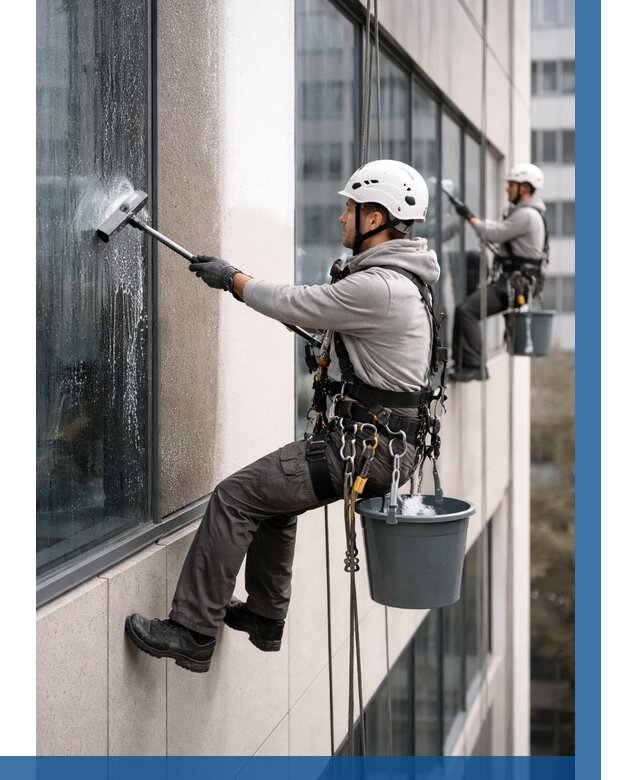 Мойка фасадов зданий в Минеральных Воде под ключ от 363 р. | ВЫСОТНИК-Мнр