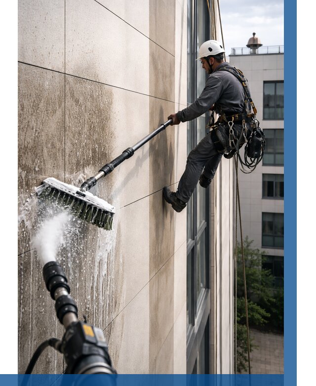 Мойка фасада из керамогранита в Минеральных Воде от 311 р. | ВЫСОТНИК-Мнр