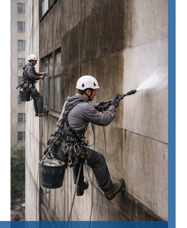 Очистка фасада от копоти в Минеральных Воде от 259 р. | ВЫСОТНИК-Мнр