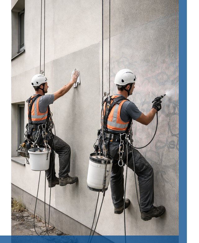 Антиграффити покрытие фасада в Минеральных Воде от 621 р. | ВЫСОТНИК-Мнр