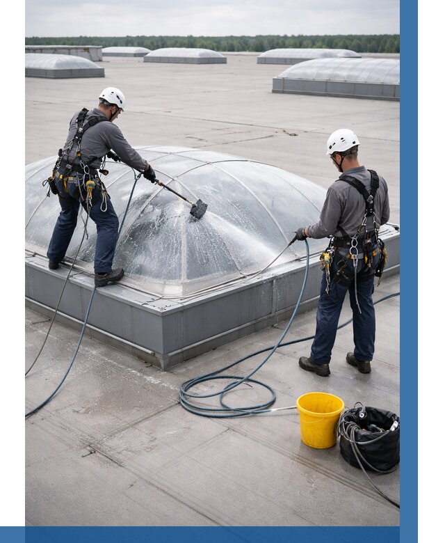 Мойка зенитных фонарей в Минеральных Воде, заказать от 4661 р. | ВЫСОТНИК-Мнр