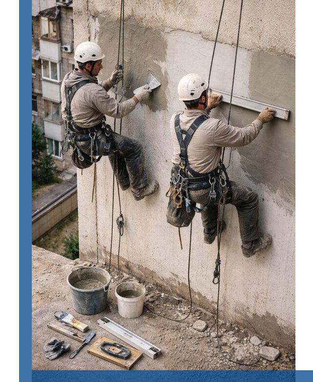 Комплексный ремонт штукатурного фасада с гарантией в Минеральных Воде