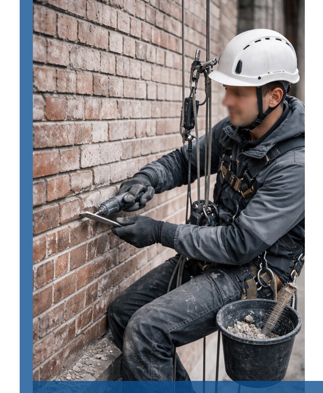 Расшивка кирпичных швов фасадов и стен, ремонт в Минеральных Воде