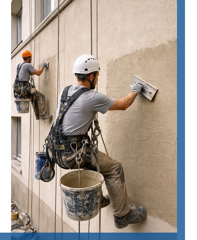 Декоративная штукатурка фасада в Минеральных Воде от 1243 р. | ВЫСОТНИК-Мнр