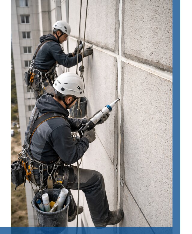 Герметизация межпанельных швов в Минеральных Воде от 725 р. | ВЫСОТНИК-Мнр
