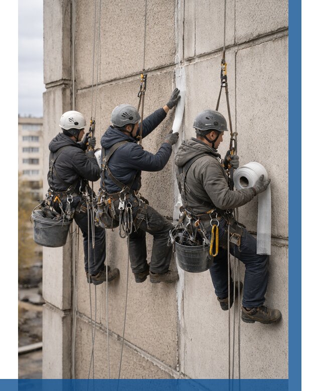 Ремонт межпанельных швов в Минеральных Воде от 777 р. | ВЫСОТНИК-Мнр