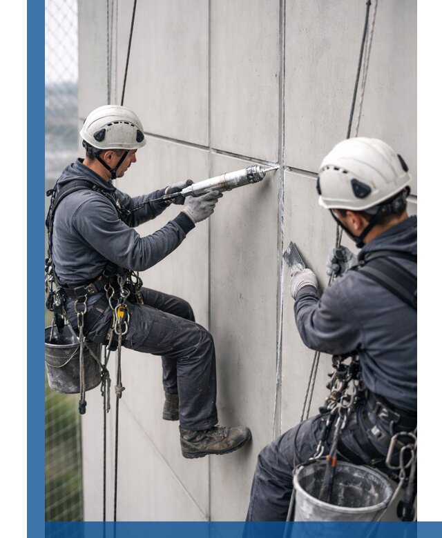 Первичная герметизация швов фасадов и кровель в Минеральных Воде