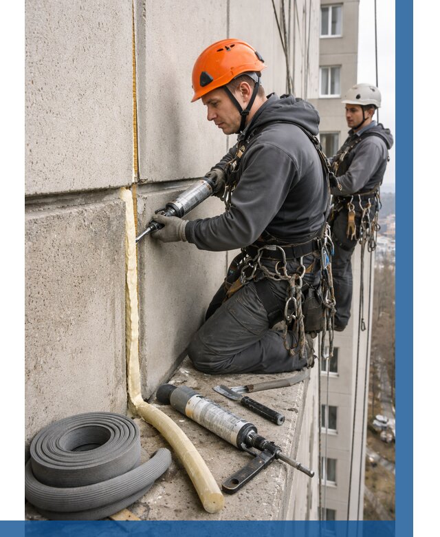 Теплый шов межпанельные швы в Минеральных Воде от 725 р. | ВЫСОТНИК-Мнр