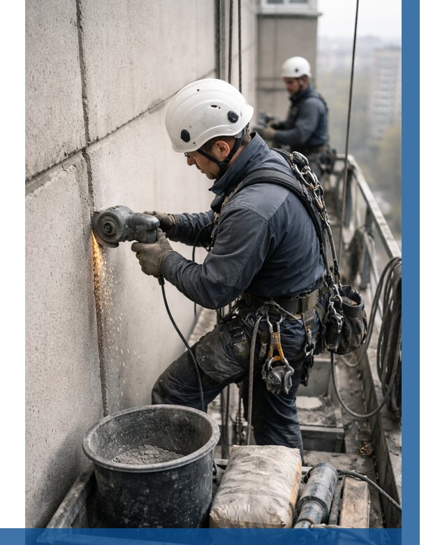 Штробление межпанельных швов в Минеральных Воде от 1243 р. | ВЫСОТНИК-Мнр