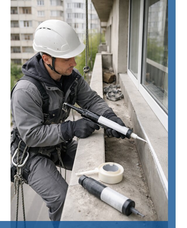 Герметизация швов лоджии в Минеральных Воде от 4661 р. | ВЫСОТНИК-Мнр