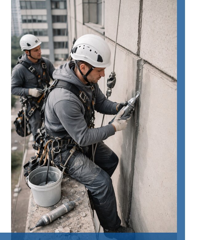 Ремонт деформационных швов здания в Минеральных Воде от 1036 р. | ВЫСОТНИК-Мнр