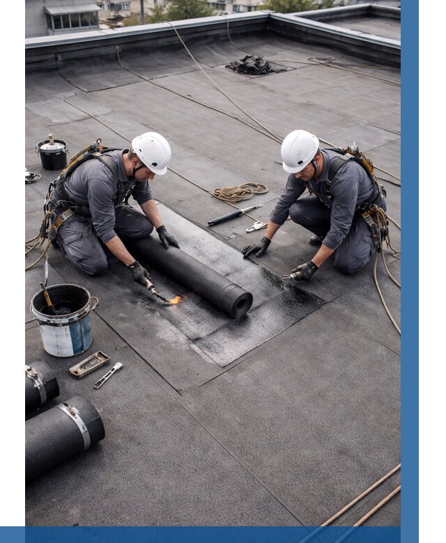 Ремонт мягкой кровли под ключ в Минеральных Воде от 725 р. | ВЫСОТНИК-Мнр