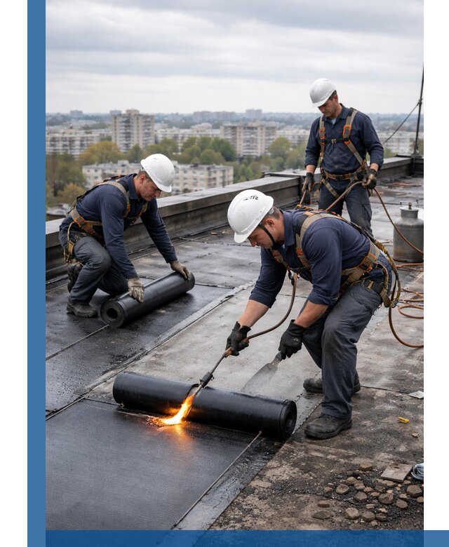 Ремонт наплавляемой кровли в Минеральных Воде качественно и надежно