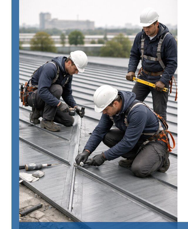 Ремонт фальцевой кровли в Минеральных Воде срочно и качественно