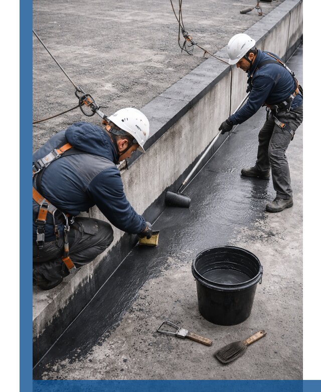 Гидроизоляция кровли жидкой резиной профессионально в Минеральных Воде