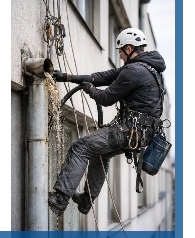Прочистка водосточных труб в Минеральных Воде от 3625 р. | ВЫСОТНИК-Мнр
