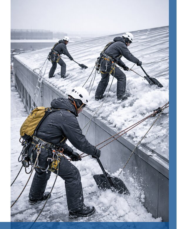 Очистка навесов от снега в Минеральных Воде от 4661 р. | ВЫСОТНИК-Мнр