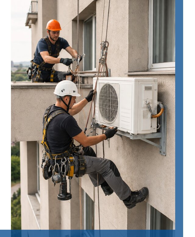 Монтаж внешнего блока кондиционера в Минеральных Воде от 6733 р. | ВЫСОТНИК-Мнр