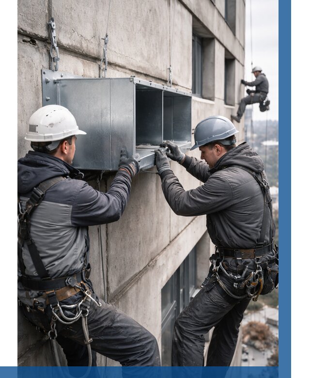 Монтаж вентиляционных коробов в Минеральных Воде от 3107 р. | ВЫСОТНИК-Мнр