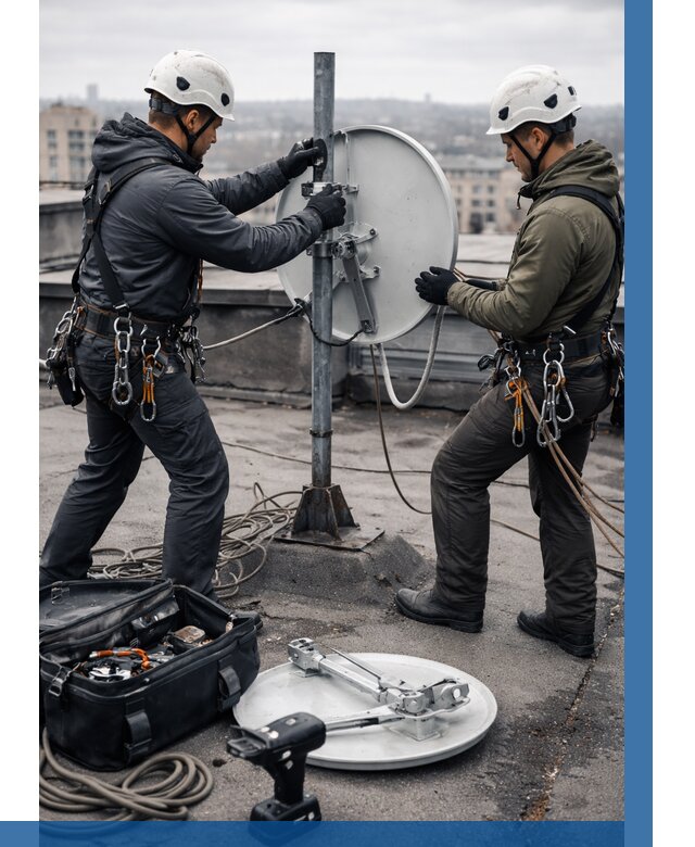 Демонтаж антенн на крыше в Минеральных Воде от 4661 р. | ВЫСОТНИК-Мнр