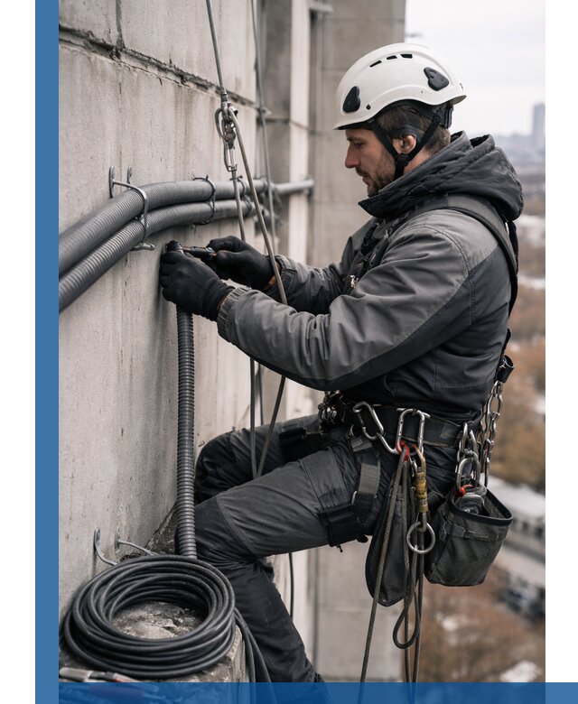 Профессиональный монтаж гофры для кабеля в Минеральных Воде с гарантией