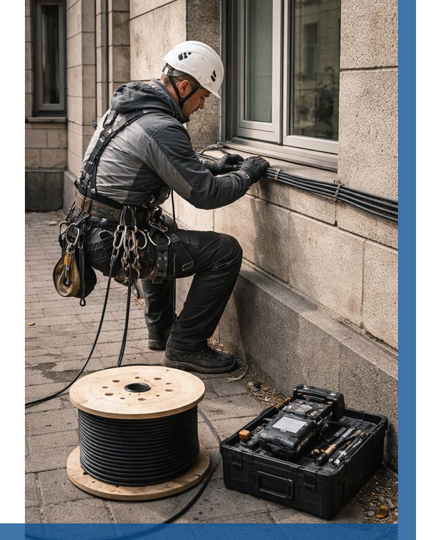 Прокладка оптоволоконного кабеля в Минеральных Воде от 829 р. | ВЫСОТНИК-Мнр