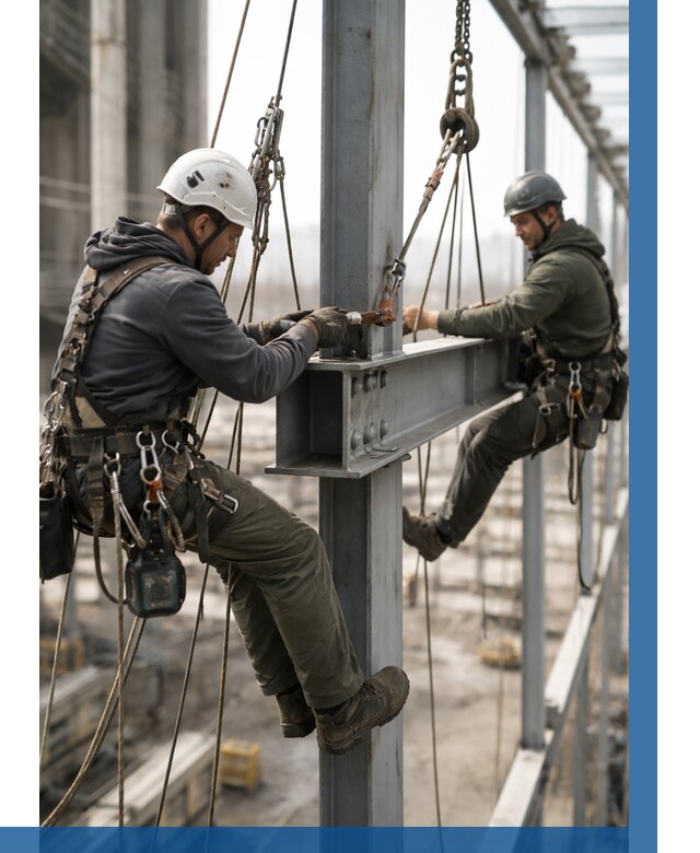 Монтаж металлоконструкций на высоте в Минеральных Воде от 3625 р. | ВЫСОТНИК-Мнр