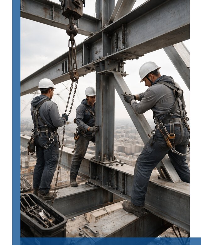 Профессиональный монтаж металлоконструкций на высоте в Минеральных Воде