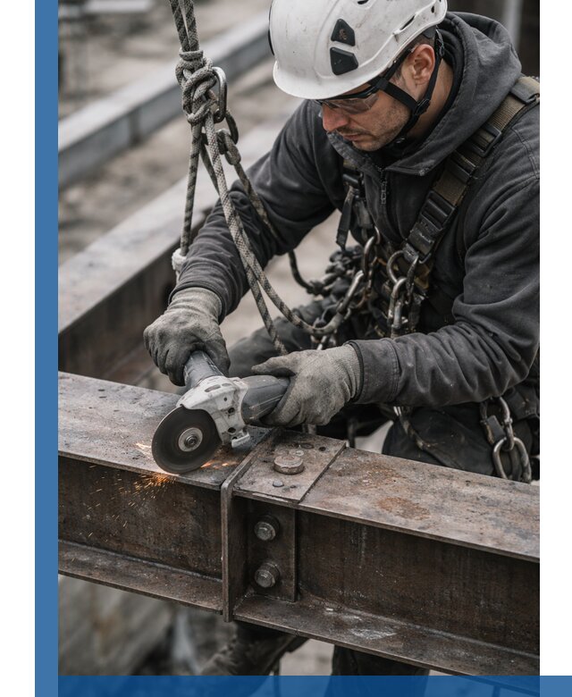 Резка металла на высоте в Минеральных Воде для зданий и конструкций