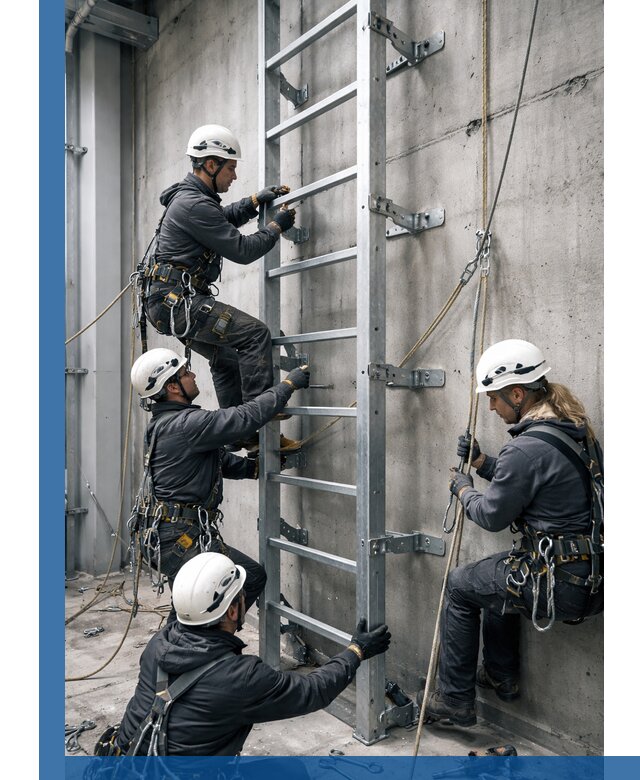 Монтаж металлических лестниц в Минеральных Воде под ключ со гарантией