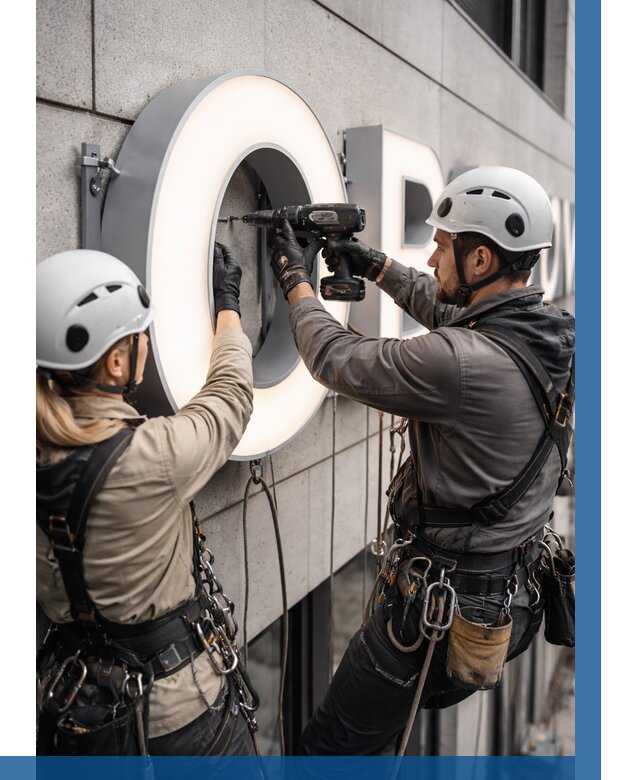 Монтаж световых букв в Минеральных Воде от 3107 р. под ключ ВЫСОТНИК-Мнр