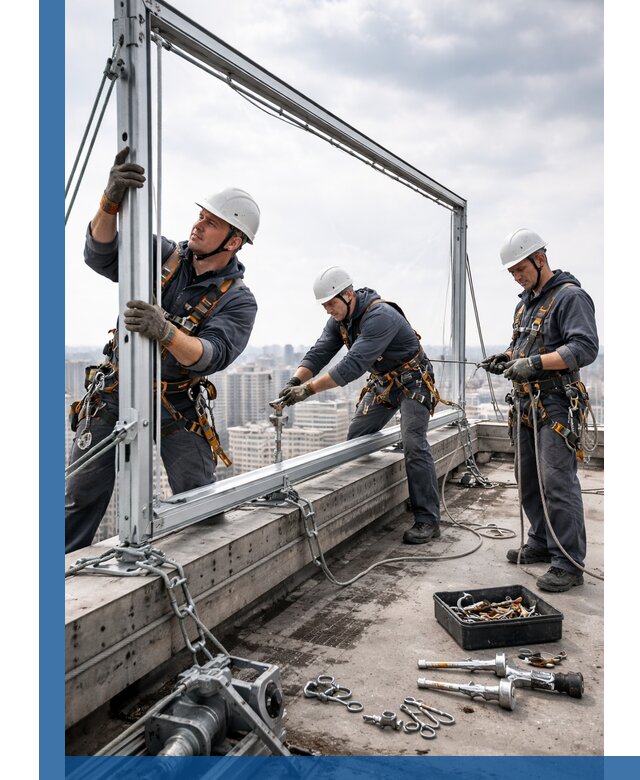 Монтаж крышных рекламных конструкций под ключ в Минеральных Воде