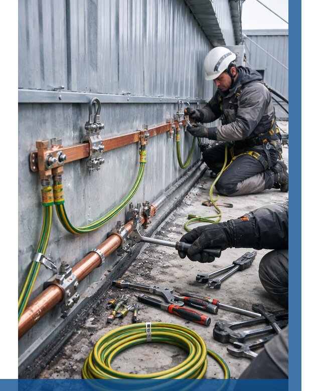 Монтаж заземления здания в Минеральных Воде от 25895 р. | ВЫСОТНИК-Мнр