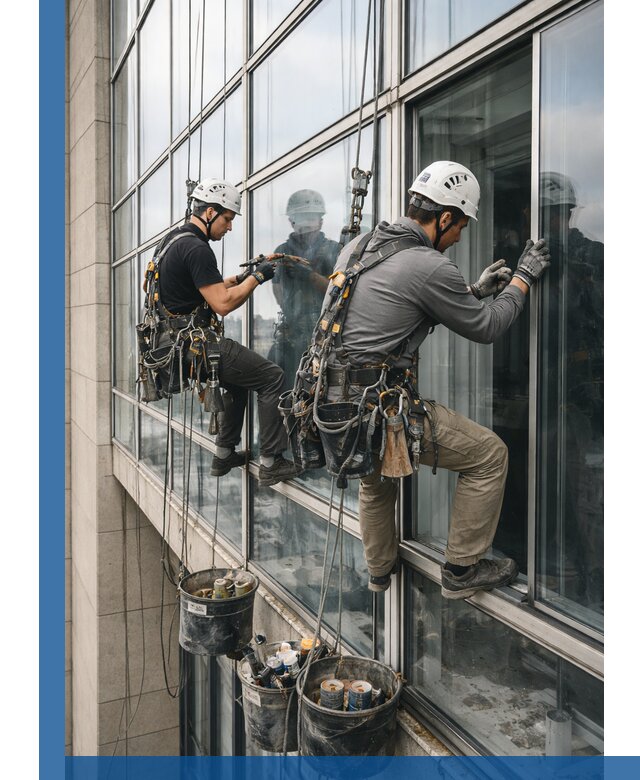 Ремонт витражных конструкций и фасадного остекления в Минеральных Воде