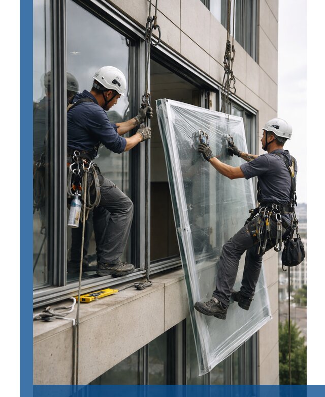 Профессиональная замена стекла в витраже в Минеральных Воде с гарантией