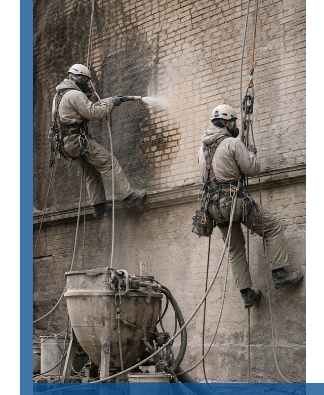 Пескоструйная очистка фасадов в Минеральных Воде профессионально