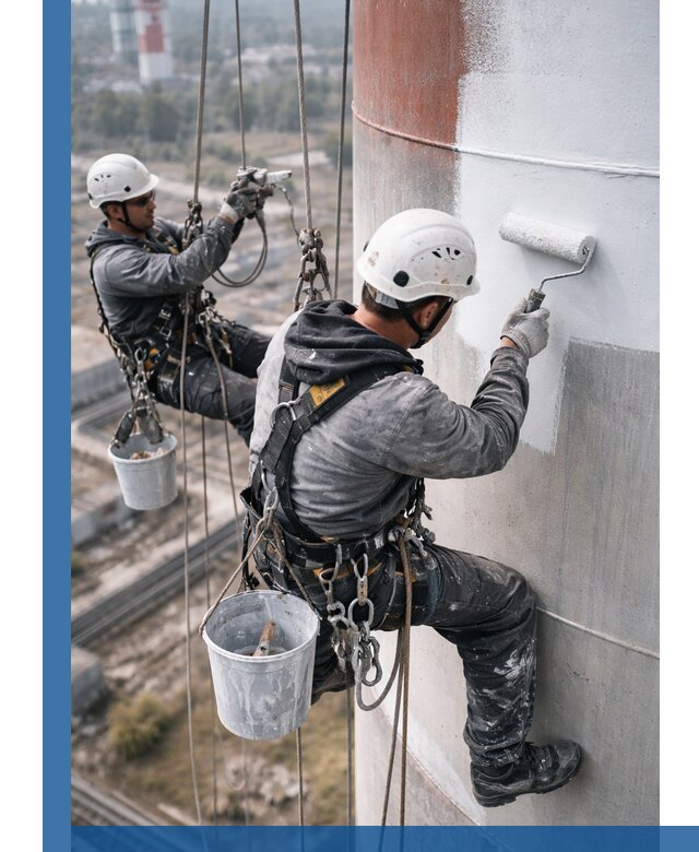 Покраска дымовых труб в Минеральных Воде: антикоррозийная защита и восстановление