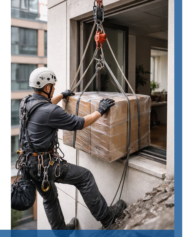 Подъем груза через окно в Минеральных Воде от 4661 р. | ВЫСОТНИК-Мнр