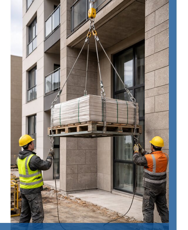 Подъем керамогранита на этаж в Минеральных Воде от 3625 р. | ВЫСОТНИК-Мнр