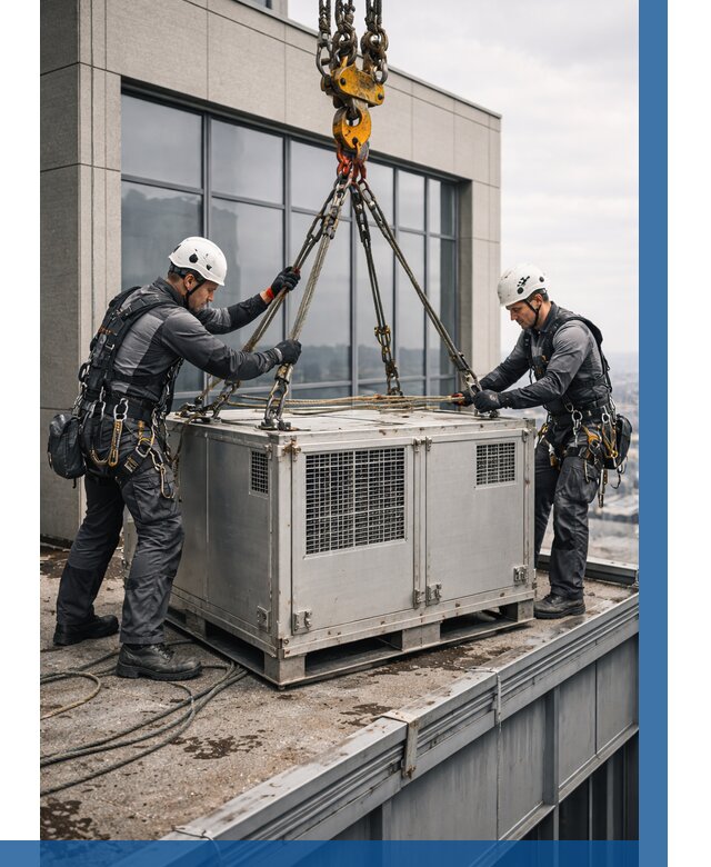 Такелажные работы на высоте в Минеральных Воде от 8286 р. | ВЫСОТНИК-Мнр