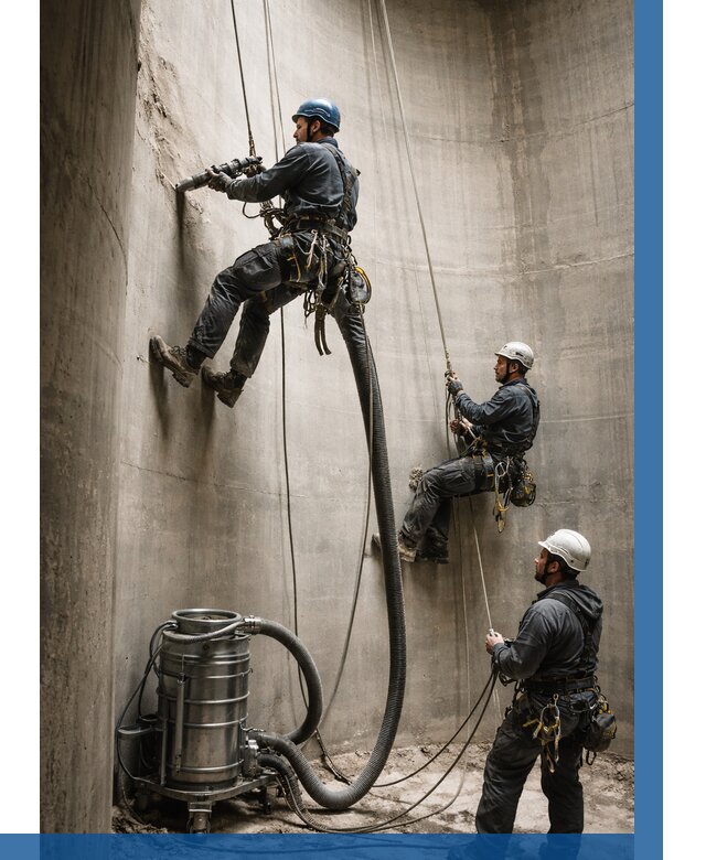 Зачистка силосов в Минеральных Воде от 4661 р. Договор и смета ВЫСОТНИК-Мнр