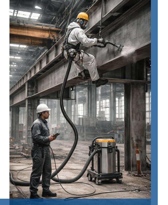 Обеспыливание конструкций в цехе в Минеральных Воде от 4350 р. | ВЫСОТНИК-Мнр