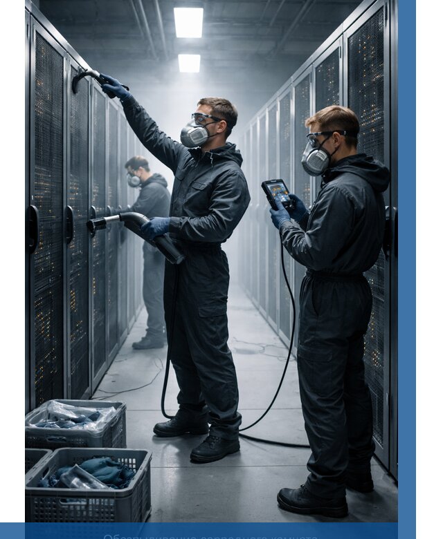 Обеспыливание серверной комнаты в Минеральных Воде от 4661 р. | ВЫСОТНИК-Мнр