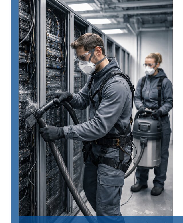 Обеспыливание серверной комнаты в Минеральных Воде, профессиональная очистка