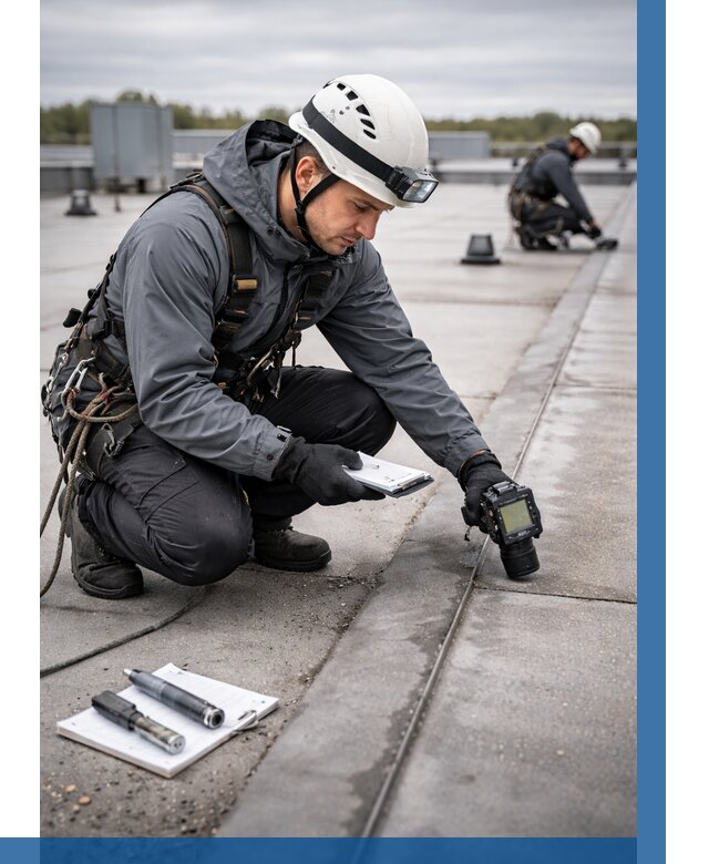 Обследование кровли на протечки в Минеральных Воде от 4661 р. | ВЫСОТНИК-Мнр