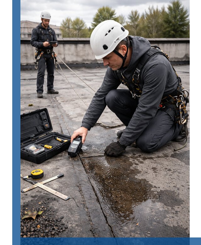 Обследование кровли на протечки и выявление дефектов в Минеральных Воде