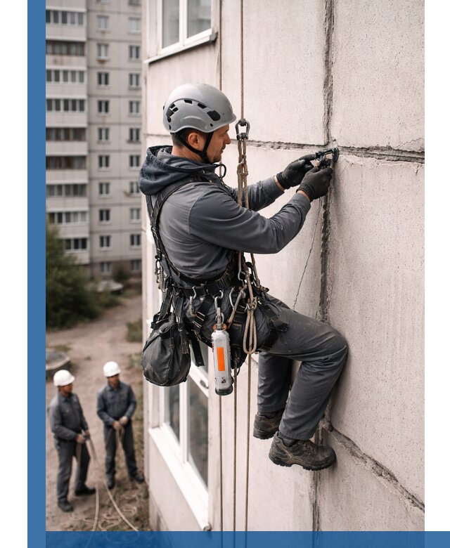 Обследование межпанельных швов и герметизация в Минеральных Воде