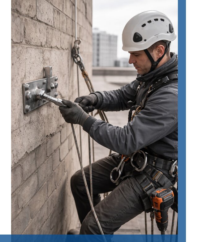 Установка анкерных точек в Минеральных Воде от 3625 р. | ВЫСОТНИК-Мнр